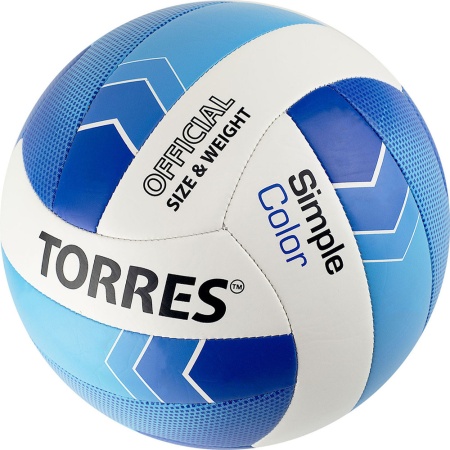 Купить Мяч волейбольный Torres Simple Color любительский р.5 в Видном 